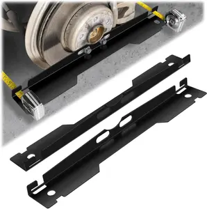 2 Pack Heavy Duty Wheel Alignment Tool Kit - Black Toe Alignment Tool Plates Contains 2 Pcs Tape Measures,Hanging Hole Design - Fast and Accurate Measurements,Suitable for Various Vehicles