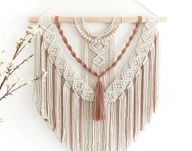 Wall Tapestry, Macrame Wall Hanging, Boho Wall Decor, Macrame Headboard, Bohemian Home Decor, Handmade Wall Decor
