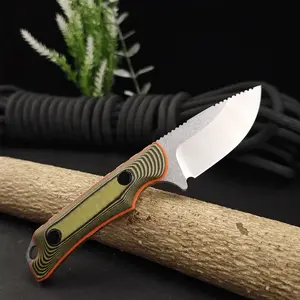 BM15017 Hidden Canyon Hunter Fixed Blade Knife - Tactical Outdoor Knife with G10 Handle and K Sheath for Hunting