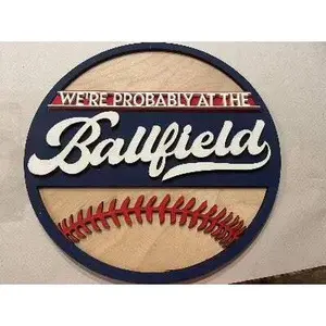 We are at the ball field