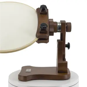 Embroidery hoop and Q-Snap cross stitching stand - THE FROG - natural wood Beginner Embroidery embroidery kit