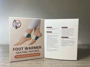 Steam Foot Warmer Self-Heating Warm Compress for Feet, Fast Relief for Cold Feet, Fatigue, and Recovery – 3 Packs