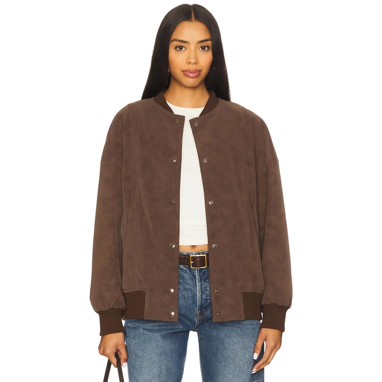 Line & Dot Alfie Jacket in Chocolate