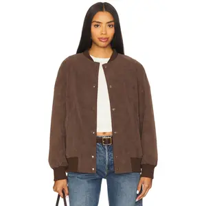 Line & Dot Alfie Jacket in Chocolate