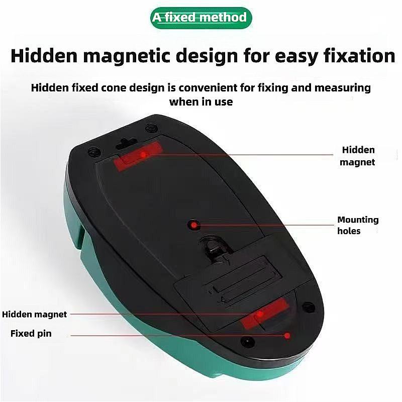 Electronic Red Light 90 Degree Laser Level Self-leveling Parallel Line Portable Tool High Quality Durable for Hanging Pictures Mounting Frames Home Renovation Indoor Decoration Construction Work Office Use and Daily DIY Needs