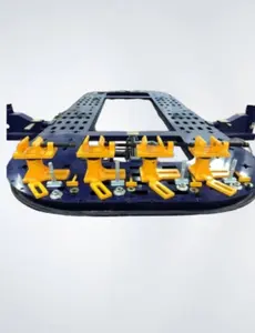 Universal Heavy Duty Auto Body Frame Machine Anchoring Clamp Set of 4