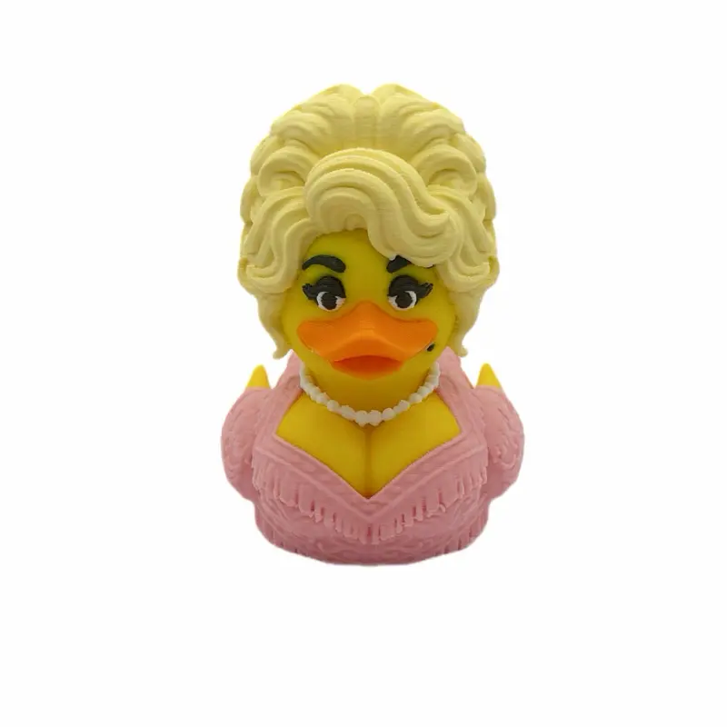 idprintthat Country Sweetheart 3D Printed Figurine, 70mm Collectible Duck, Desk Accessory Gift