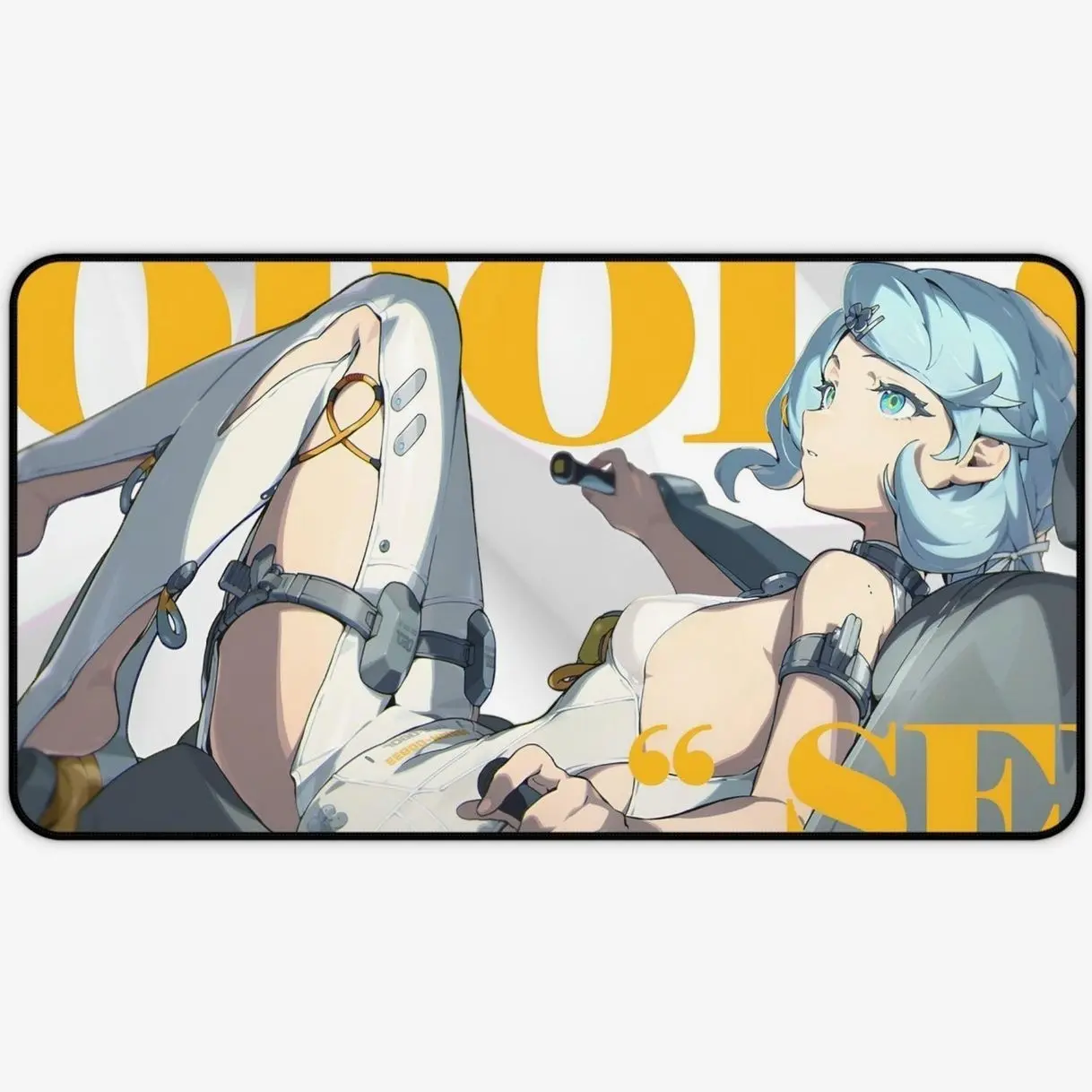 Seed White Mindscape Desk Mat ZZZ Zenless Zone Zero Anime Gaming Gift Charlotte