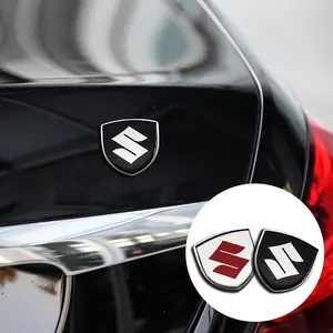 Scratch-Resistant Alloy Car Emblem Sticker for Suzuki Swift Sport Jimny Grand Vitara Baleno Sx4 Samurai Alto Ignis, Body Protection Design