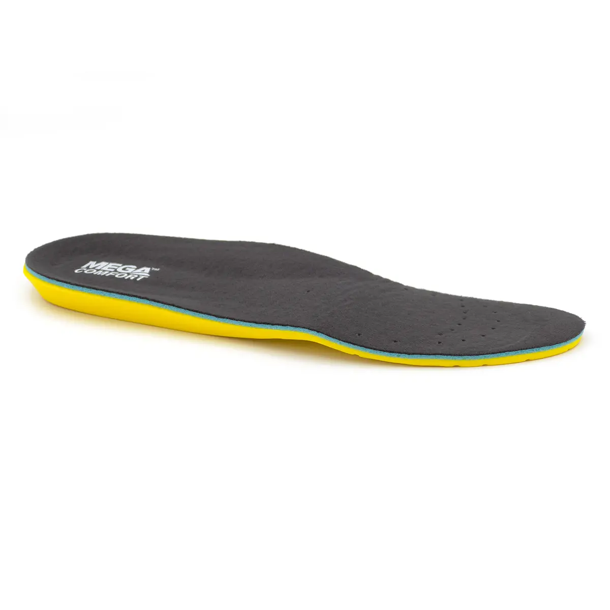 MEGAComfort Inc. Men's PAM ESD Anti-Fatigue Insoles, Ergonomic Dual-Layer Memory Foam with Supportive Arch and Antimicrobial Top Cloth for Steel-Toe Footwear, Reduces Pain, Size 12-13, Round Toe