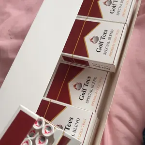 Golf Tees - Durable  Golf Tees Designed to Enhance Golf Shot Distance & Precision - Robotically Tested to Reduce Ball Spin - USGA Approved Golf Equipment