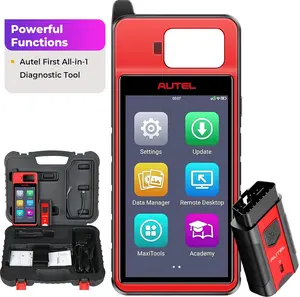 Autel KM100E OBD2 Diagnostic Scanner, VCI200 Wireless Scan Tool with Auto Scan 2.0, Lifetime Free Updates, 100+ Brands