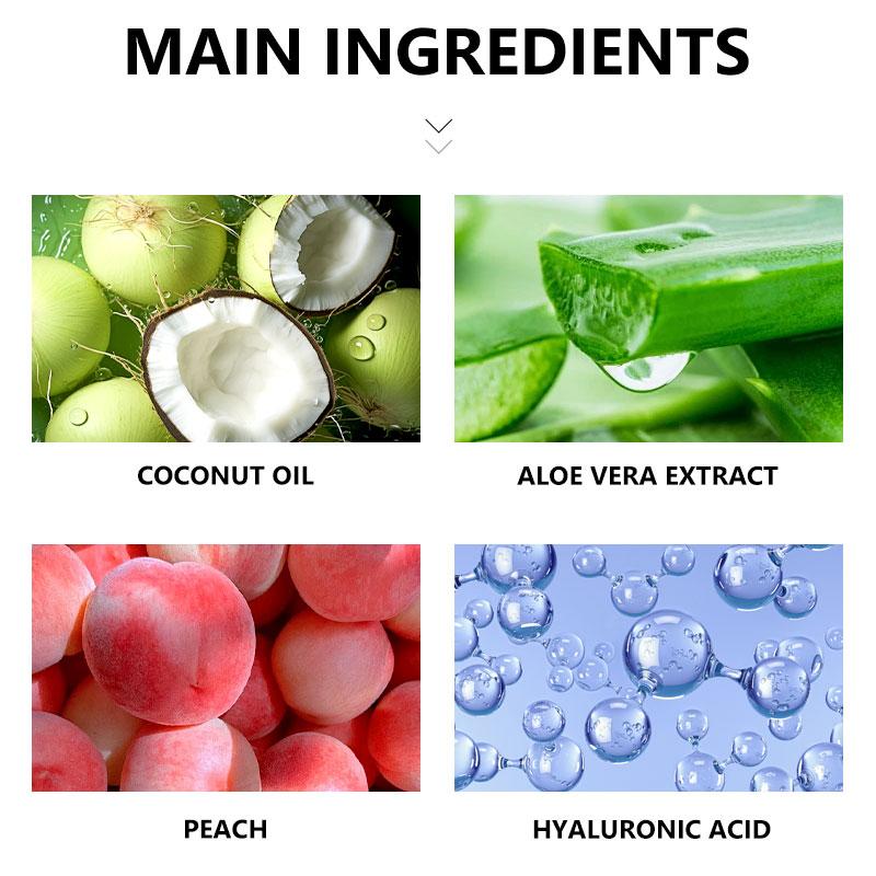 ROZINO Coconut Oil Facial Hair Removal Cream - Gentle Lip Hair Removal ROZINO Coconut Oil Facial Hair Removal Cream - Gentle Lip Hair Removal