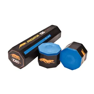 Predator Blue High Spin Pure Silica Billiards Chalk, 5-Piece Tube, Billiards & Snooker Accessories