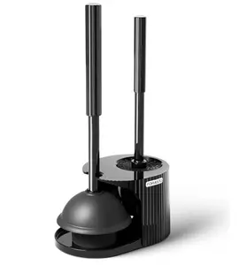 2 in 1 Toilet Plunger and Brush Set，Extended Handle Plunger，Toilet Bowl Brush Plunger Set,Bathroom Cleaning Tools ，Toilet Brush Plunger Combo，Cleaning Brush，Bathroom Cleaning Supplies