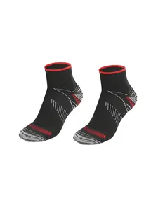 2 Pairs Plantar Fascia Compression Socks, Arch Support Compression Socks for Travel Flight Running Sports, Ankle Brace Socks for Men and Women EU39-43