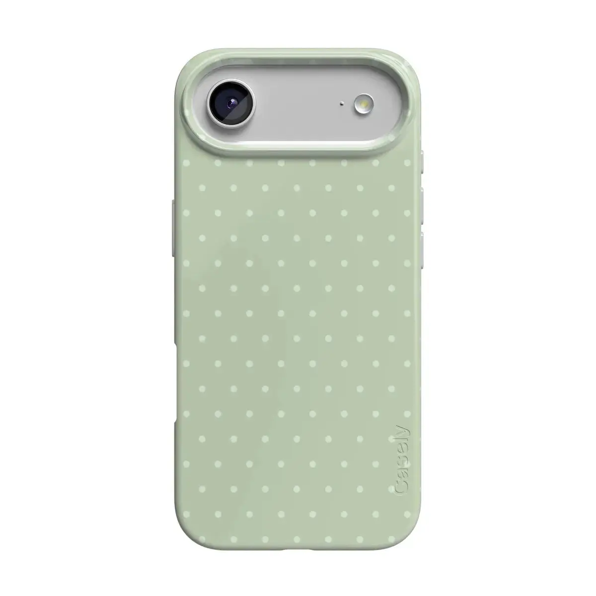 Casely iPhone 17 Air Case | On the Dot | Green Polka Dot | Compatible with MagSafe | Classic Ultra Thin Design