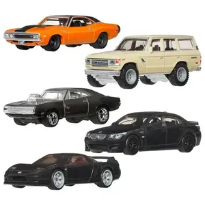 Mattel Hot Wheels 2026 Fast & Furious 25th Anniversary Q Case, 5-Car Collectible Diecast Model Car Set, HNW46-956Q