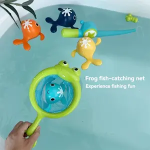 6pcs/5pcs/4pcs/3pcs Set - Magnetic Fishing Toy Set (Upgraded Version) - Kids Fishing Game with Little Whale Design, Dual-Mode Fishing Rod + Net, Educational Toy Made of Safe Materials, Enhances Hand-Eye Coordination and Focus, Parent-Child