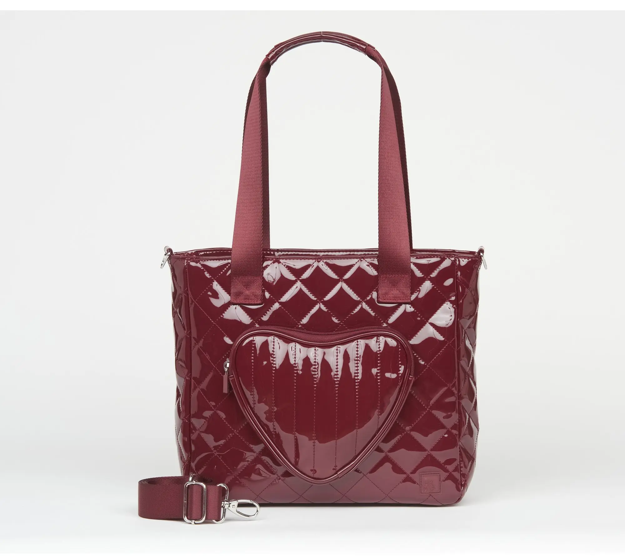 IHKWIP Be My Valentine Heart Tote w/ Crossbody Strap IHKWIP Be My Valentine Heart Tote w/ Crossbody Strap