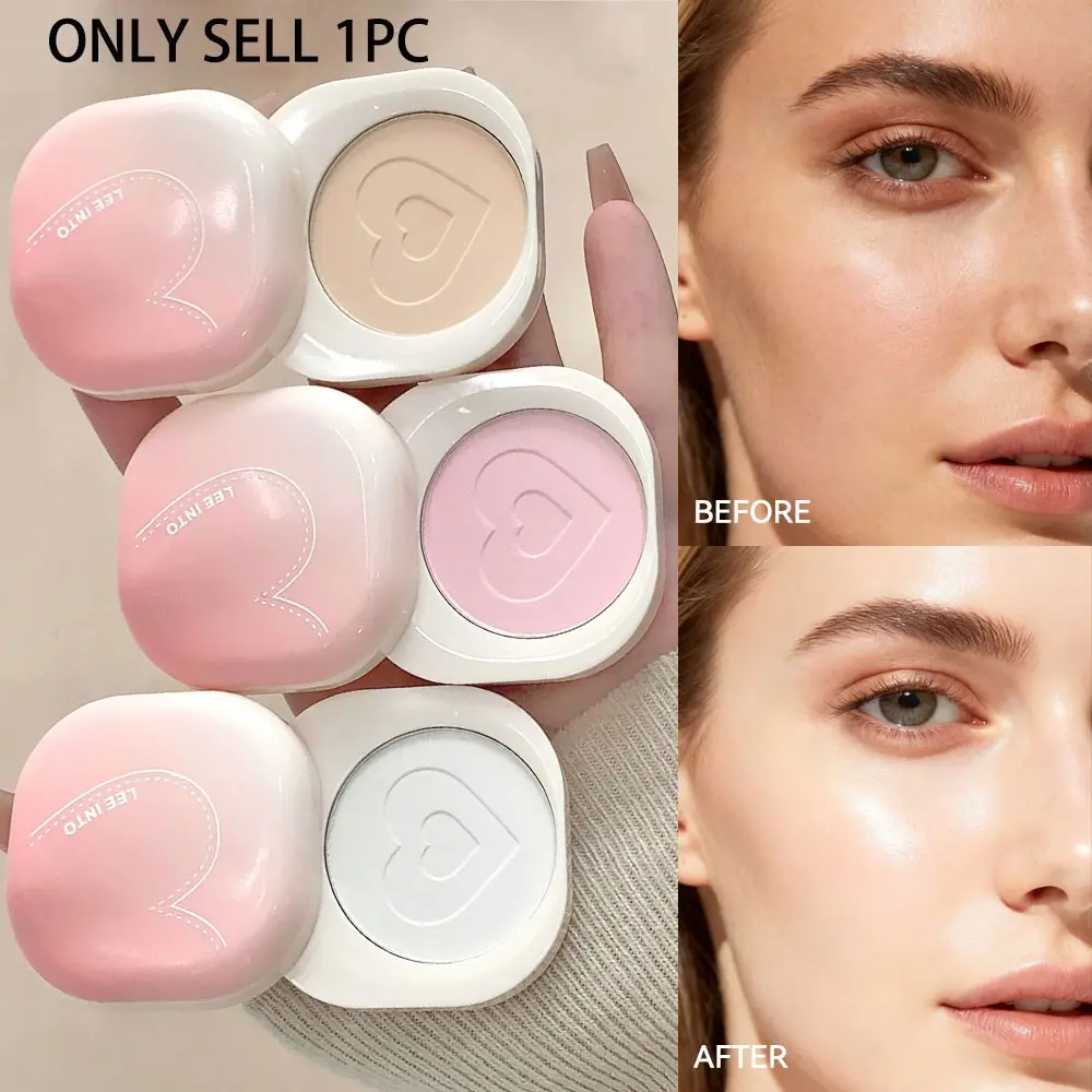 Leeinto Highlighter Powder, Matte Finish, Long-Lasting, Waterproof, Natural Look, Fine Texture, Portable, Daily Use, Makeup Touch-Up