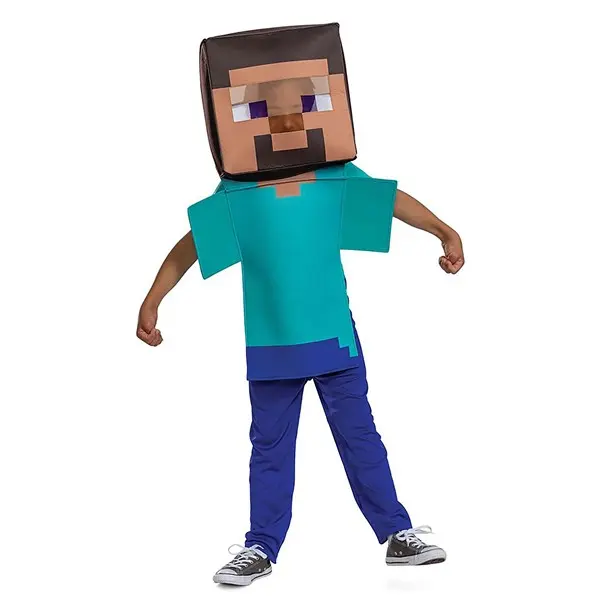 Child Adaptive Minecraft Steve Costume