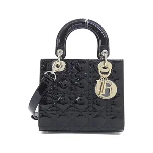 Pre-owned Dior Resin / Acrylic Shoulder Bags Christian Lady Patent Leather Handbag