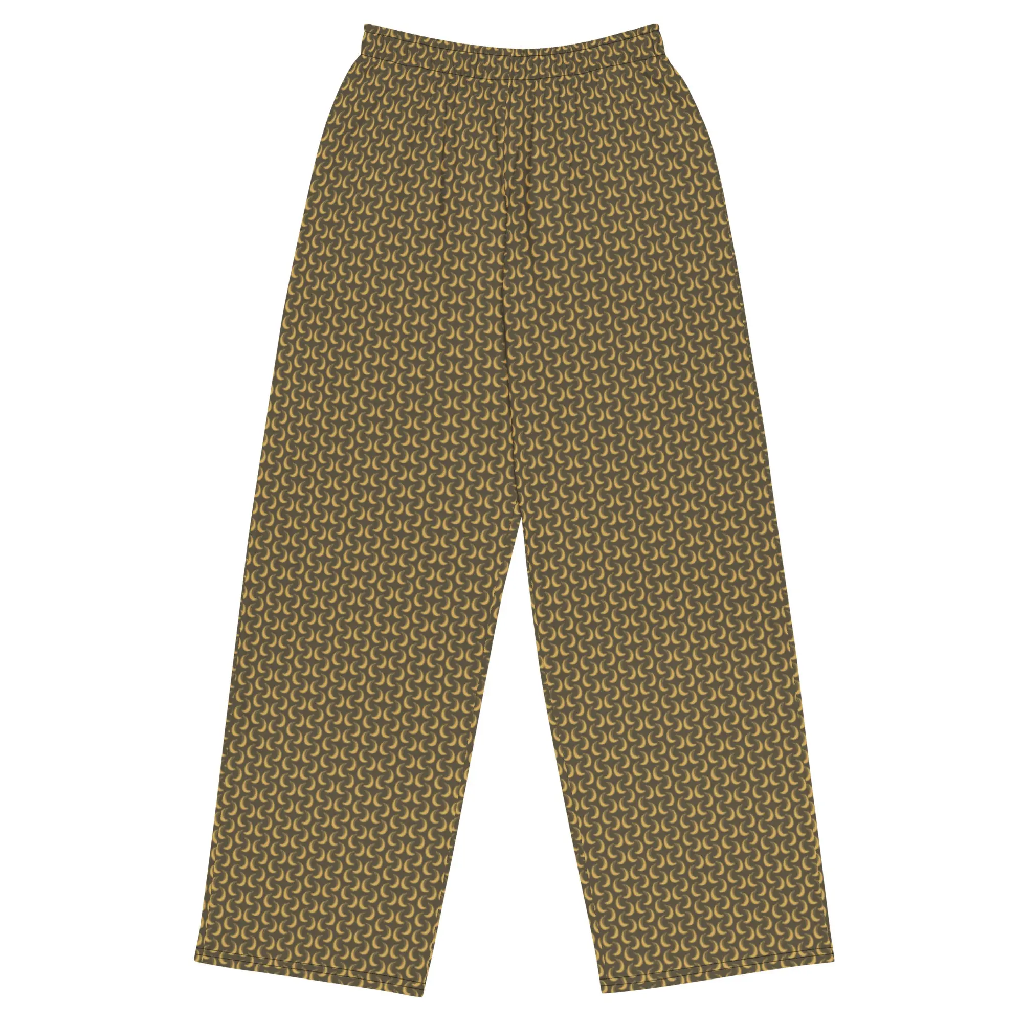 J-MOON Signature Men's Wide-Leg Pants - Gold