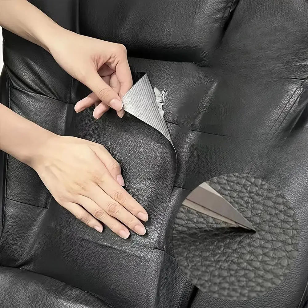 Self-adhesive Leather Repair Tape, 5 Counts Easy Cut & Apply High Quality Leather Repair Patch, Furniture & Car Seat Restoration Tape