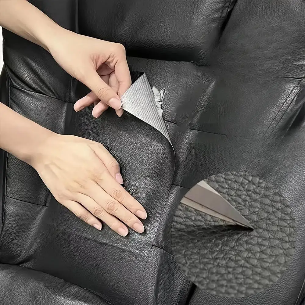 Self-adhesive Leather Repair Tape, 5 Counts Easy Cut & Apply Leather Repair Patch, Furniture & Car Seat Restoration Tape