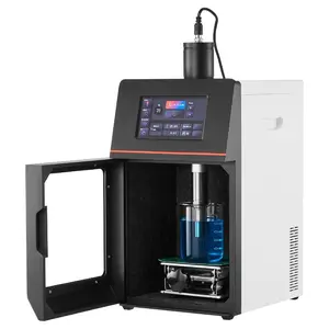 VEVOR Portable Ultrasonic Homogenizer, 0.3 in Titanium Alloy Probe, 30KHz Ultrasonic Frequency, 50-300ml Capacity, Handheld and Desktop Dual Use, Sonicator Processor Cell Disruptor Mixer with StandVEVOR Super Brand Day