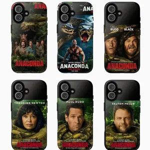 Anaconda Movie Phone Case, Horror Snake Poster Aesthetic Cover, Thriller Film Fan Gift, Trendy Protective Case KSuitable for iPhone 17-11 Pro Max/Plus and  Samsung Galaxy S23-25