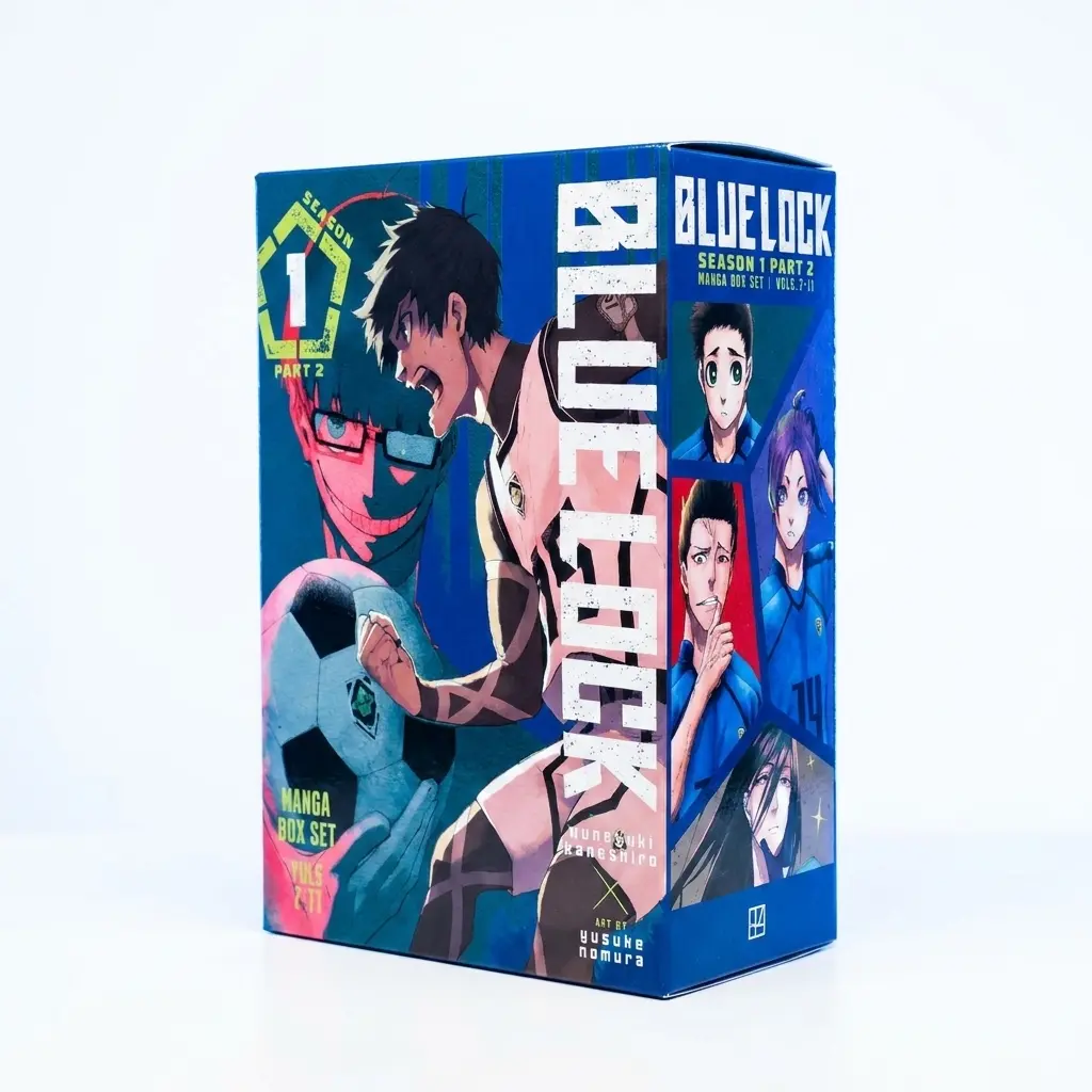 Blue Lock Season 1 Part 2 Manga Box Set (Blue Lock Manga Box Set) - Paperback Book - By Muneyuki Kaneshiro