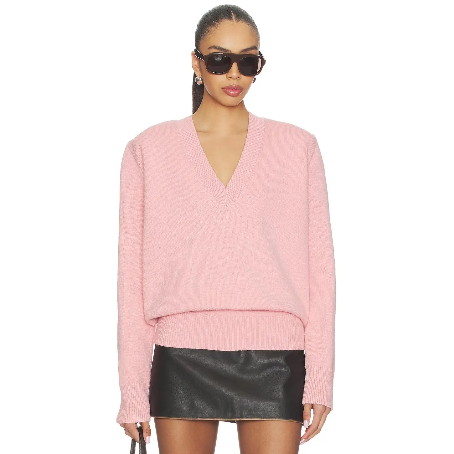 SEROYA Sylvie Sweater in Taffy Pink