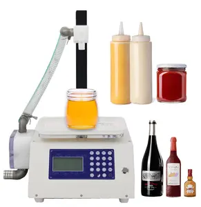 Honey Bottle Filling Machine Quick Fill Honey Filler Paste Filling Machine Automatic Bottling Equipment for Shampoo Edible Oil Tomato Sauce 50-5000ml Kitchen Utensils Set Pump Rotating