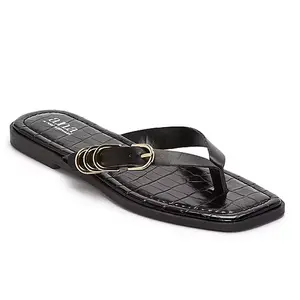 Women’s Hardware Flip Flops Square Toe Casual Summer Sandals