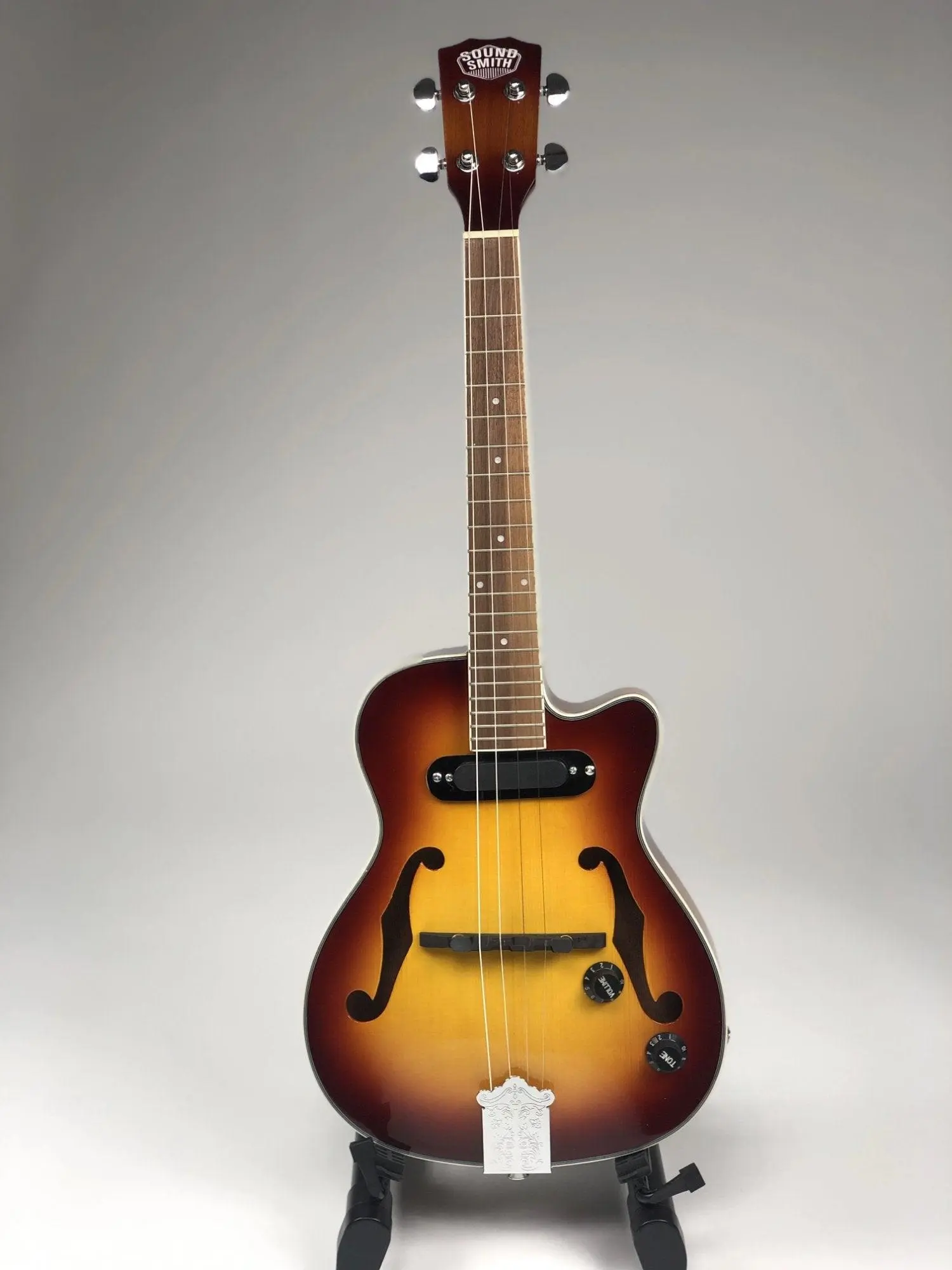 Sound Smith Electric Hollow Body Steel String Electric Ukulele w/ low G