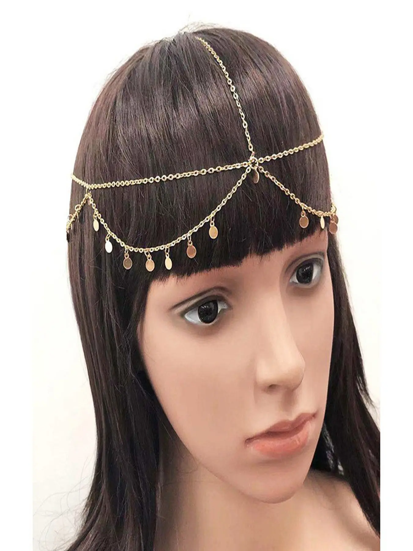 Boho Multi-Layer Fringe Headband, Luxury Hair Jewelry for Women, Ideal for Music Festivals and Beach Weddings, Stylish Accessory