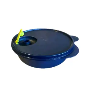 CRYSTALFLASH 3 DIVISION Lunchable Divided Dish 825ml - Versatile Blue Tableware with Insert for Quick Meal Prep & On-the-Go Enjoyment