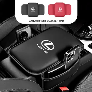 Leather Car Armrest Box Center Console Arm Rest Protection Mats, Car Interior Accessories, Easy Installation, Fits Lexus Is500 Ls460 Rc200 Lm300 Rx450 Lx Nx350h Ux Rz450e Rc30