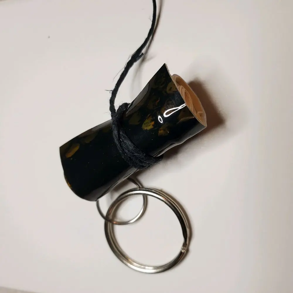 Tiny Scroll Bookmark Keychain