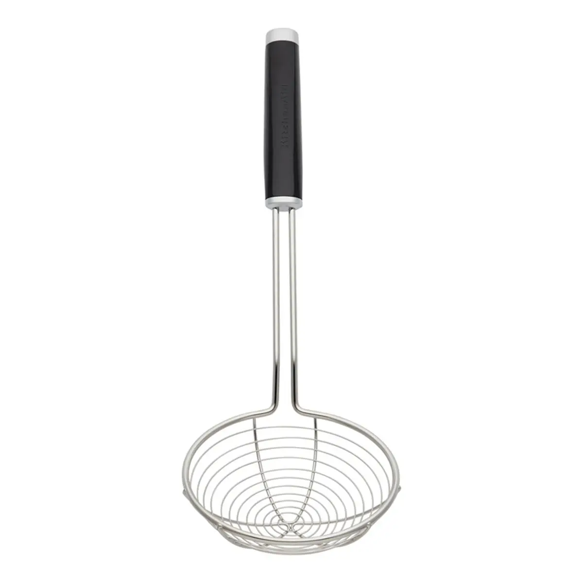 KitchenAid 6009330 Asian Strainer Colander - Black Kitchen Utensil with ABS Plastic & Stainless Steel Construction, 0.46 lbs, Dishwasher Safe for Everyday Use, Ideal for Organized Kitchen, Abs Strainer Filter Sieves and Colanders