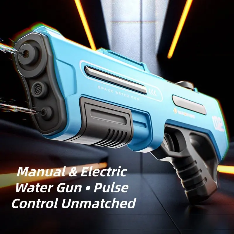 Electric Auto-Suction Water Gun Long Range Spray Rechargeable Battery ...