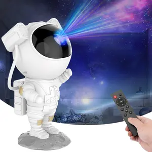 BORNERWHITE Astronaut Galaxy Projector - Star Projector, Remote Control Spaceman Night Light with Timer, for Gaming Room, Gift for Kids Adults for Bedroom, Christmas, Birthdays, Valentine's Day