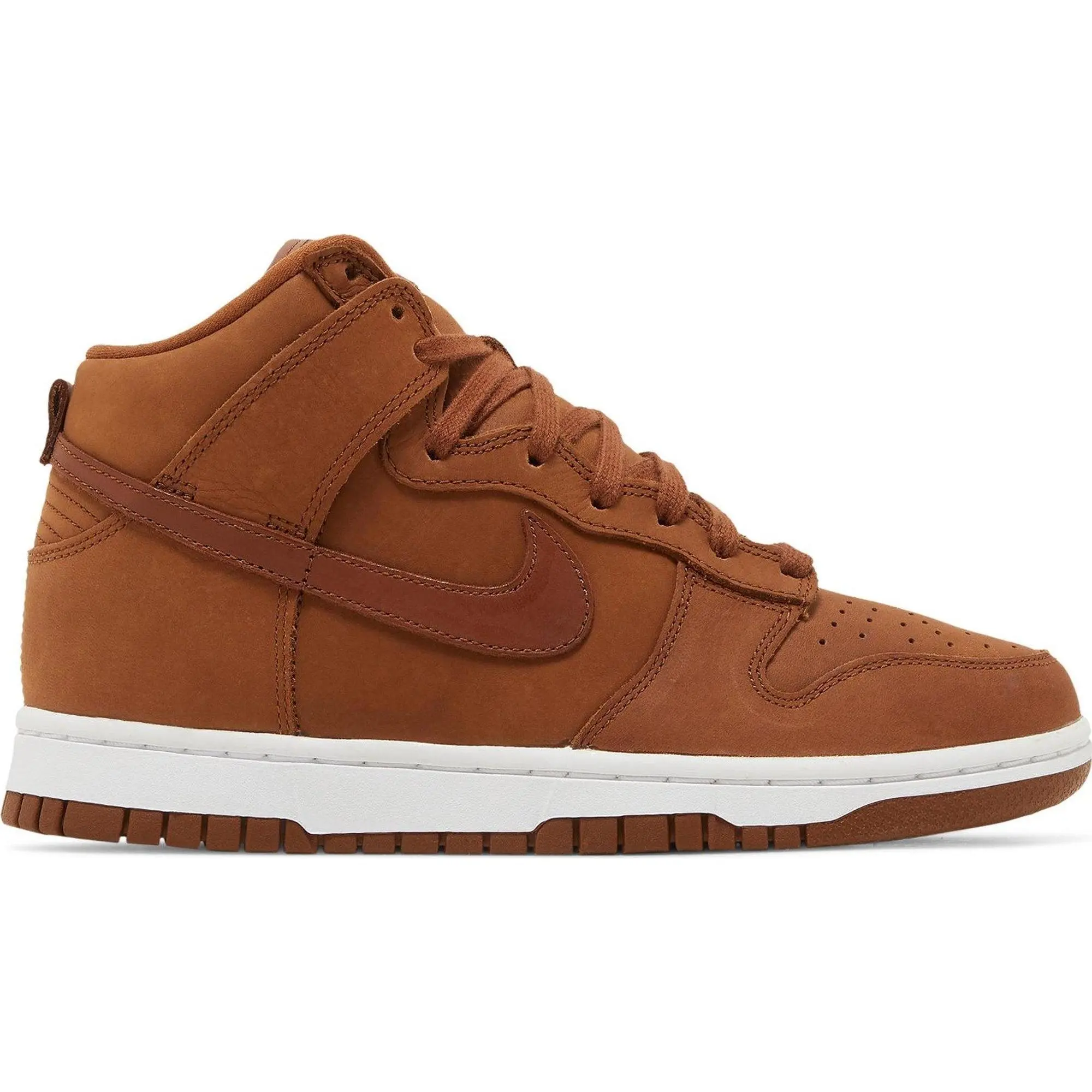 [DX2044-200] Womens Nike Dunk High Premium 'Pecan'