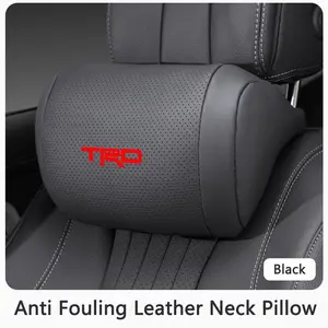 Nappa Leather Car Headrest Neck Support, Seat Pillow for Toyota Trd Pro Corolla Yaris, Protects Neck, Comfortable Car Accessory