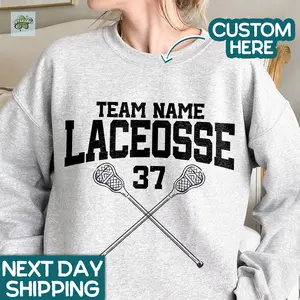 Custom Lacrosse, Personalized Lacrosse Player Gift for Lacrosse Mom Shirt, Lacrosse Team Tee, Game Day, Gift For Mom