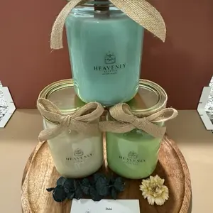 16oz Mason Jar Candle - Assorted Colors and fragrance, Table Decoration, Home Goods for Home Decor