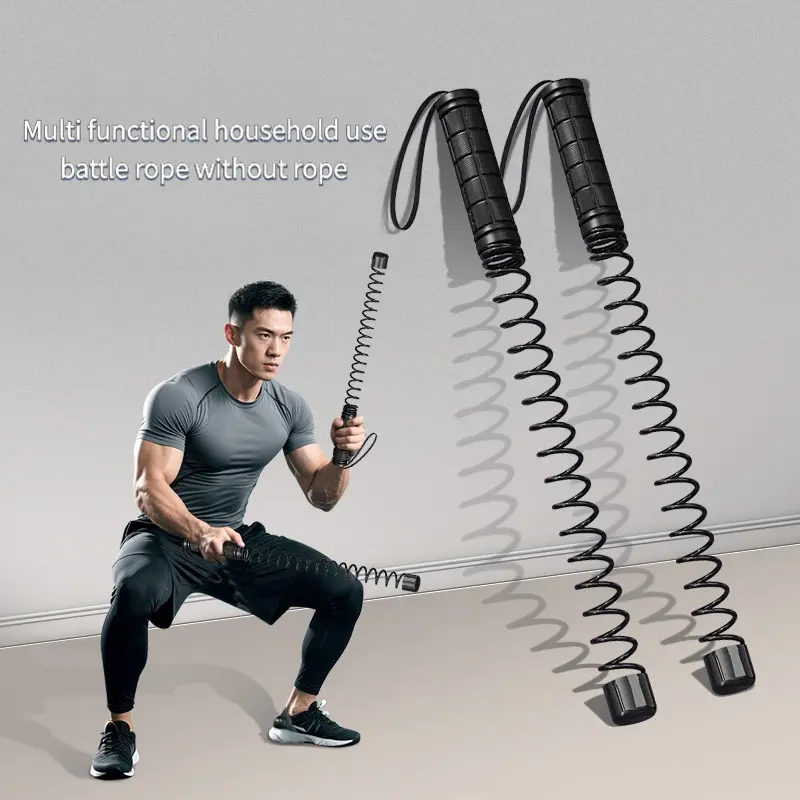 Cordless Battle Rope Fitness Swing Rope Battle Rope Swing Rope Training Home Strength Rope Muscle Arm Strength Professional Fitness Rope Exercise Workout Equipment