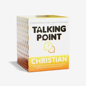 Talking Point Cards – Christian Edition | 200 Faith-Based Prompts to Strengthen Connection with God & Each Other ️